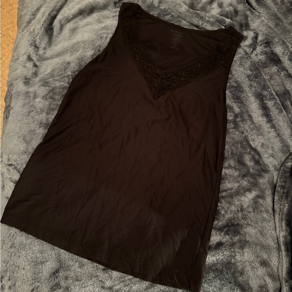 Exofficio Black Fitted Sleeveless Tank Top